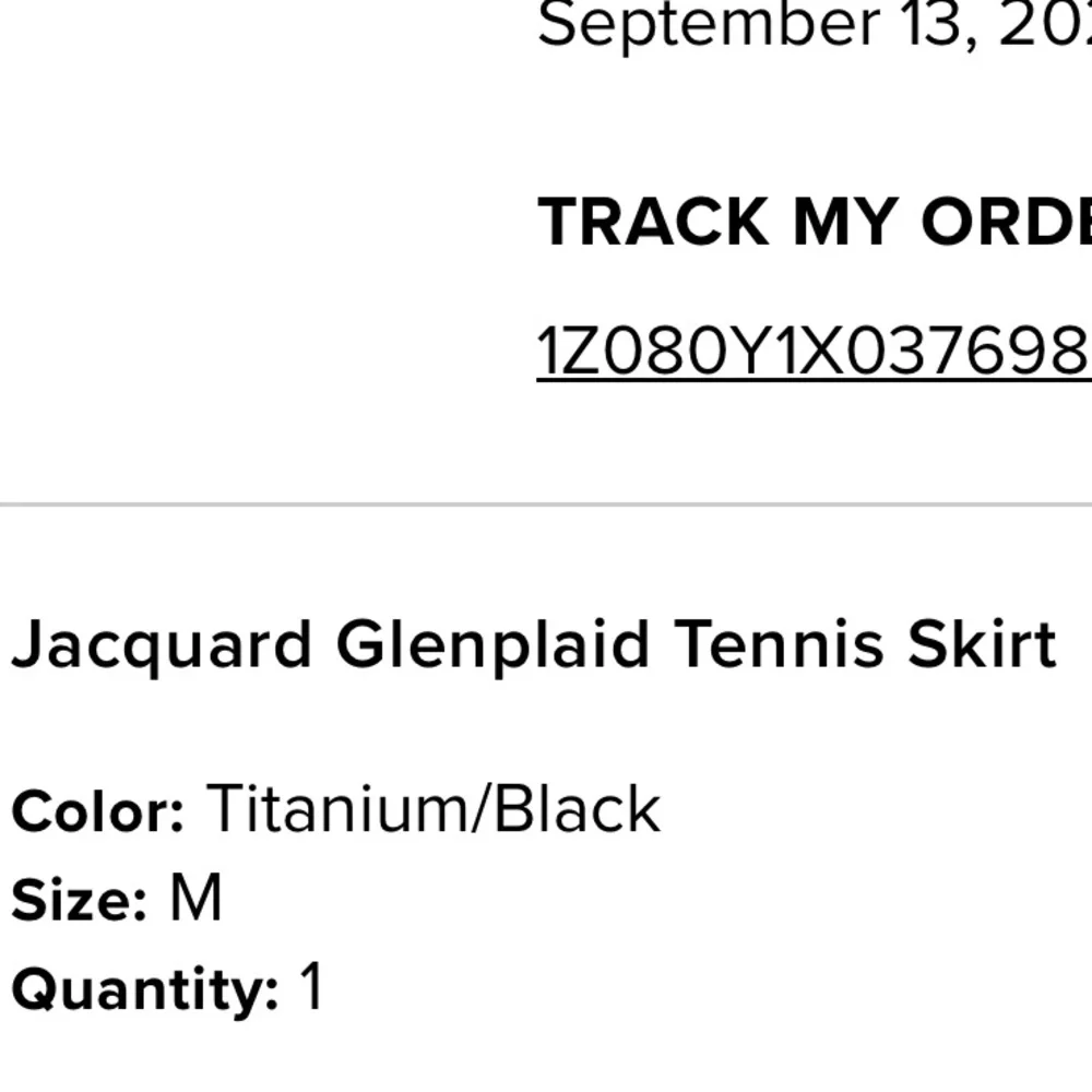 Very Rare Limited Edition Alo Yoga Jacquard Glenplaid Tennis Skirt. Size Medium